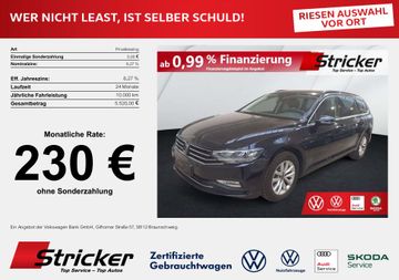 Volkswagen Leasing Angebot: Volkswagen Passat Variant Business 1.5TSI DSG 230,-ohne