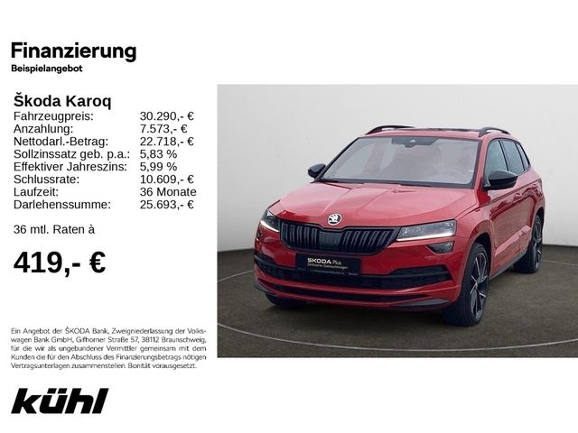 Skoda Karoq 2.0 TDI DSG 4x4 Sportline Navi, AHK, Pano