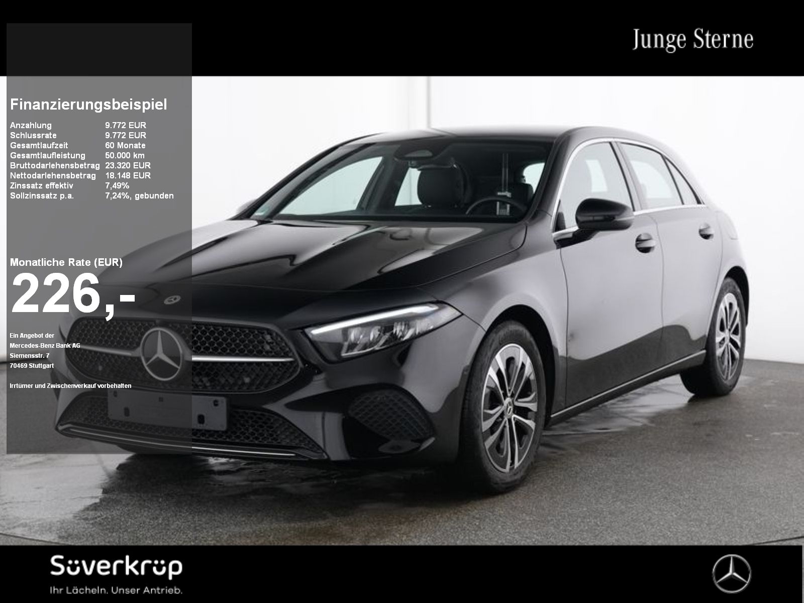 Mercedes-Benz A 200 PROGRESSIVE AHK KAMERA SPUR PDC SHZ
