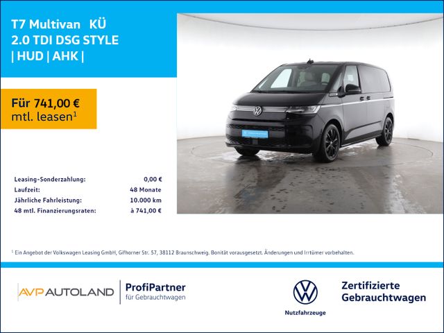 Volkswagen T7 Multivan  KÜ 2.0 TDI DSG STYLE | HUD | AHK |