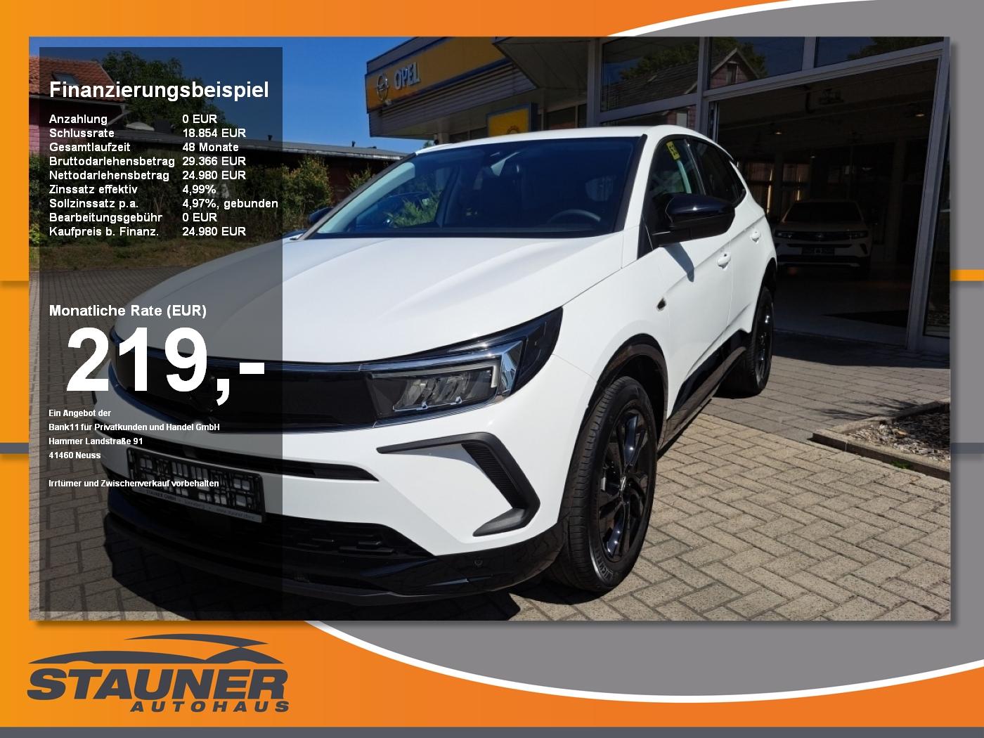 Opel Grandland 1.5 D GS Line Lenk-Sitzheizung, Navi,