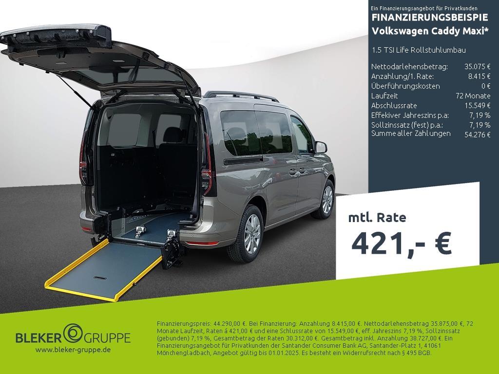 Volkswagen Caddy Maxi 1.5 TSI Life Rollstuhlumbau
