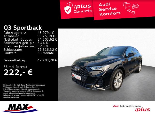 Q3 Sportback 35 TDI S LINE LED+OPTIK+PANO+KAMERA