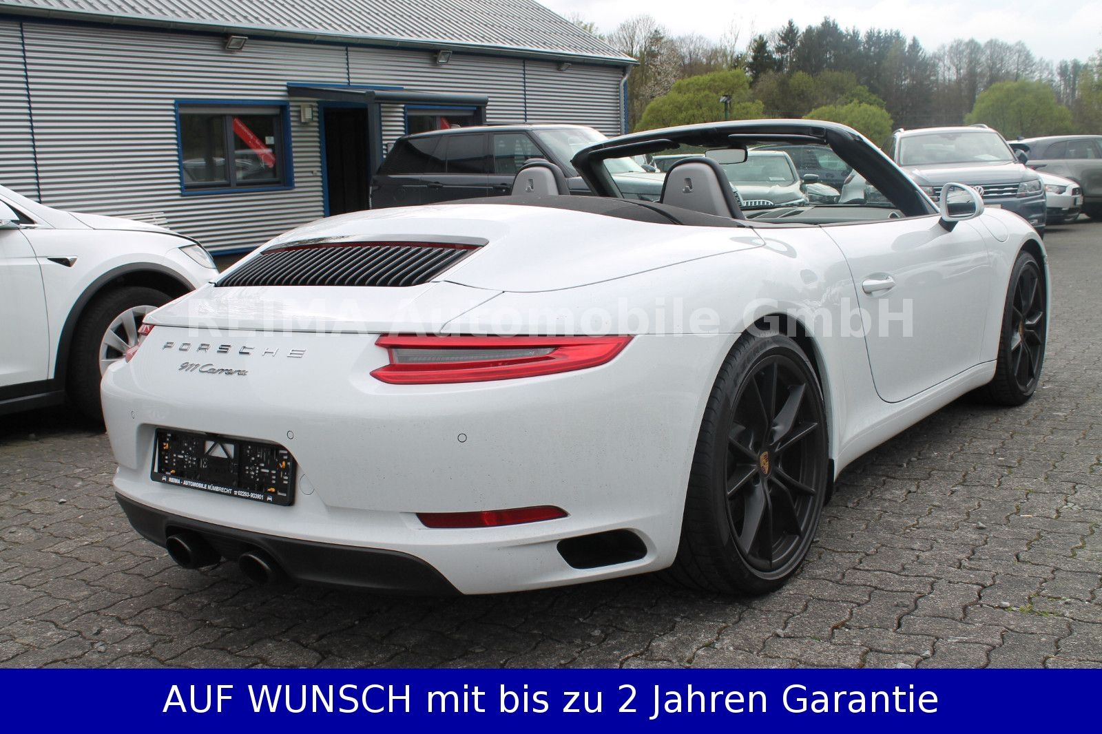 Fahrzeugabbildung Porsche 911 Carrera Cabriolet, Deutsche Auslieferung