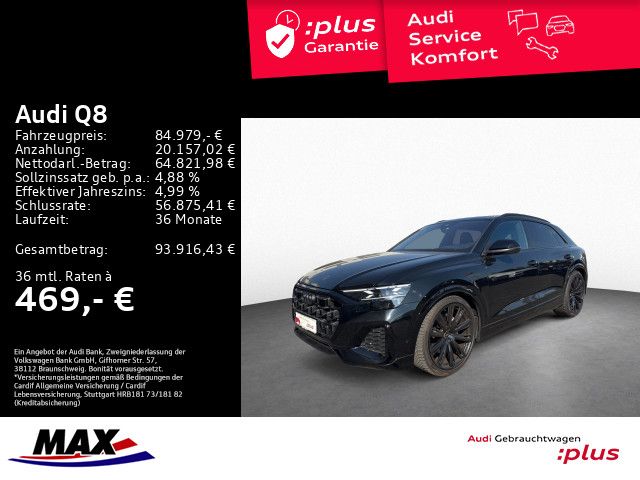 Q8 50 TDI QUATT S LINE AHK+MATRIX+PANO+HUD+RAUTE
