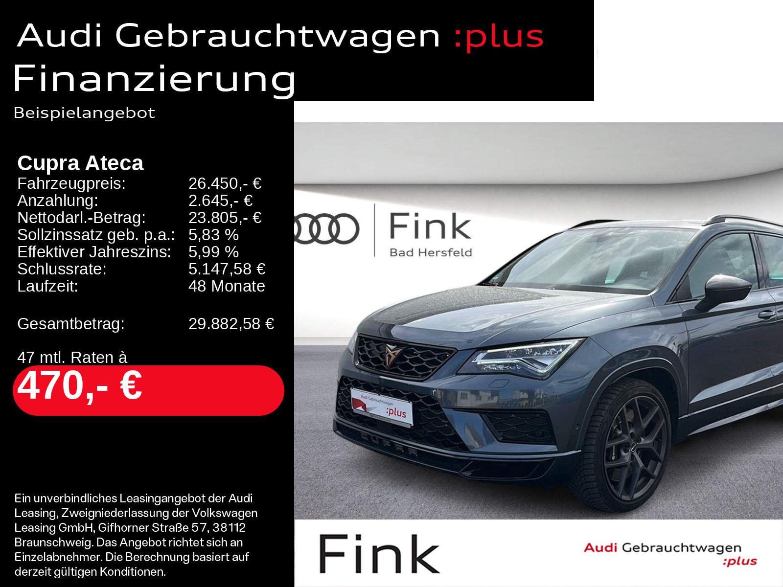 Cupra ATECA 2.0 TSI 4Drive Pano
