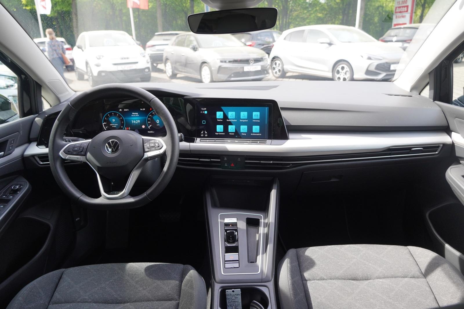 Volkswagen Golf Variant 1.0 eTSI DSG Life LED ACC AHK Navi, миниатюра 10