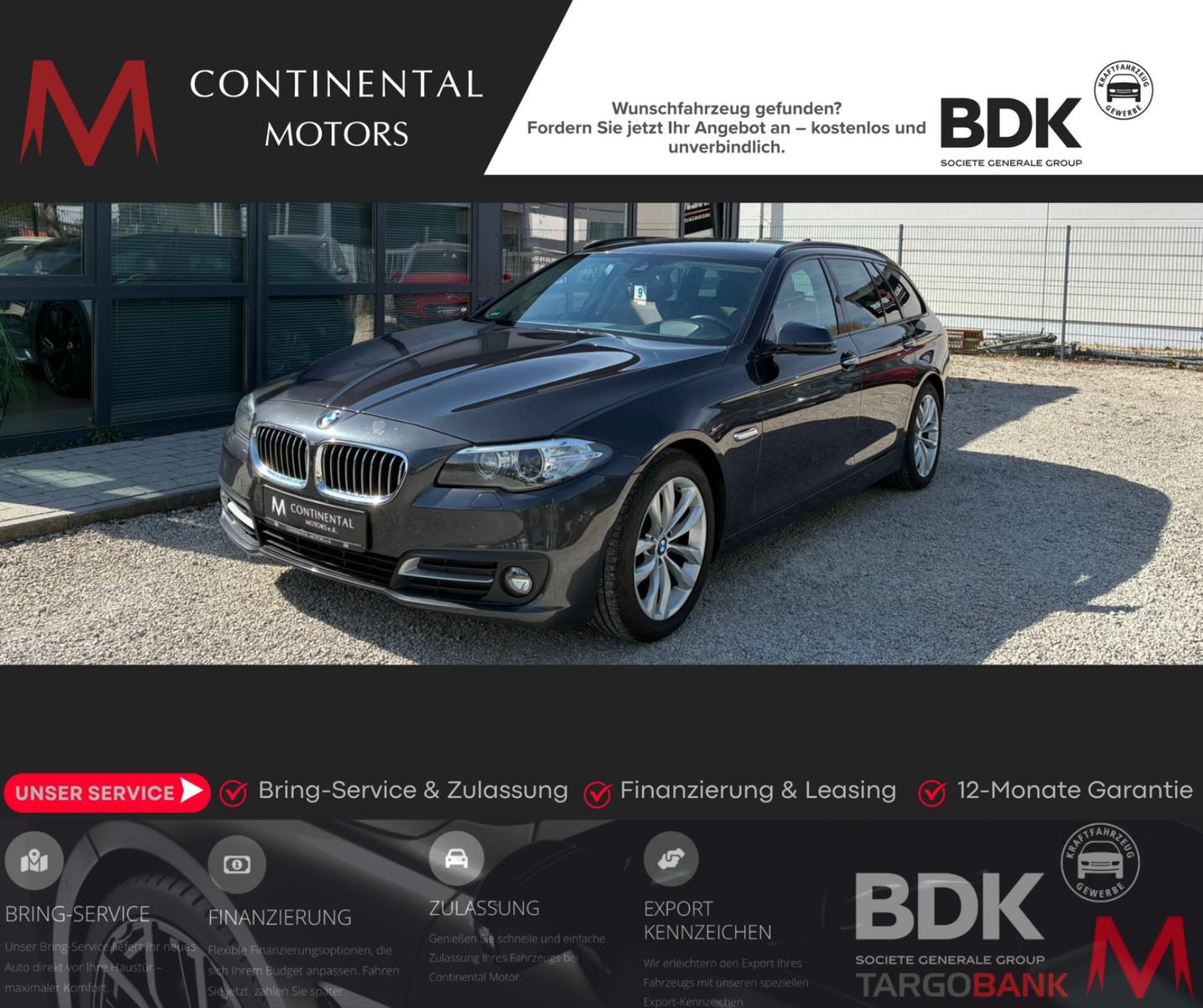 BMW 520d Touring xDrive*Automatik*Head-Up*AHK*Leder*
