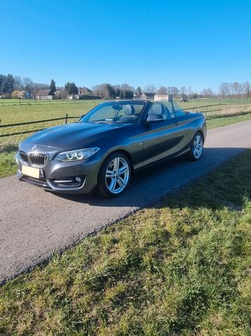 BMW 220d Cabrio Sport Line Sport Line +AHK +8fach