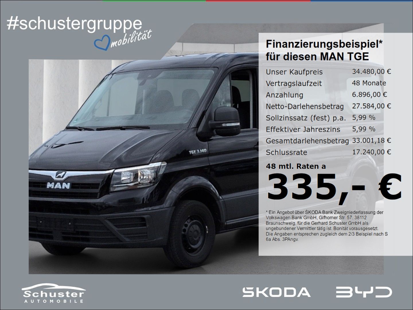 MAN TGE 3.140 9-Sitzer TDI