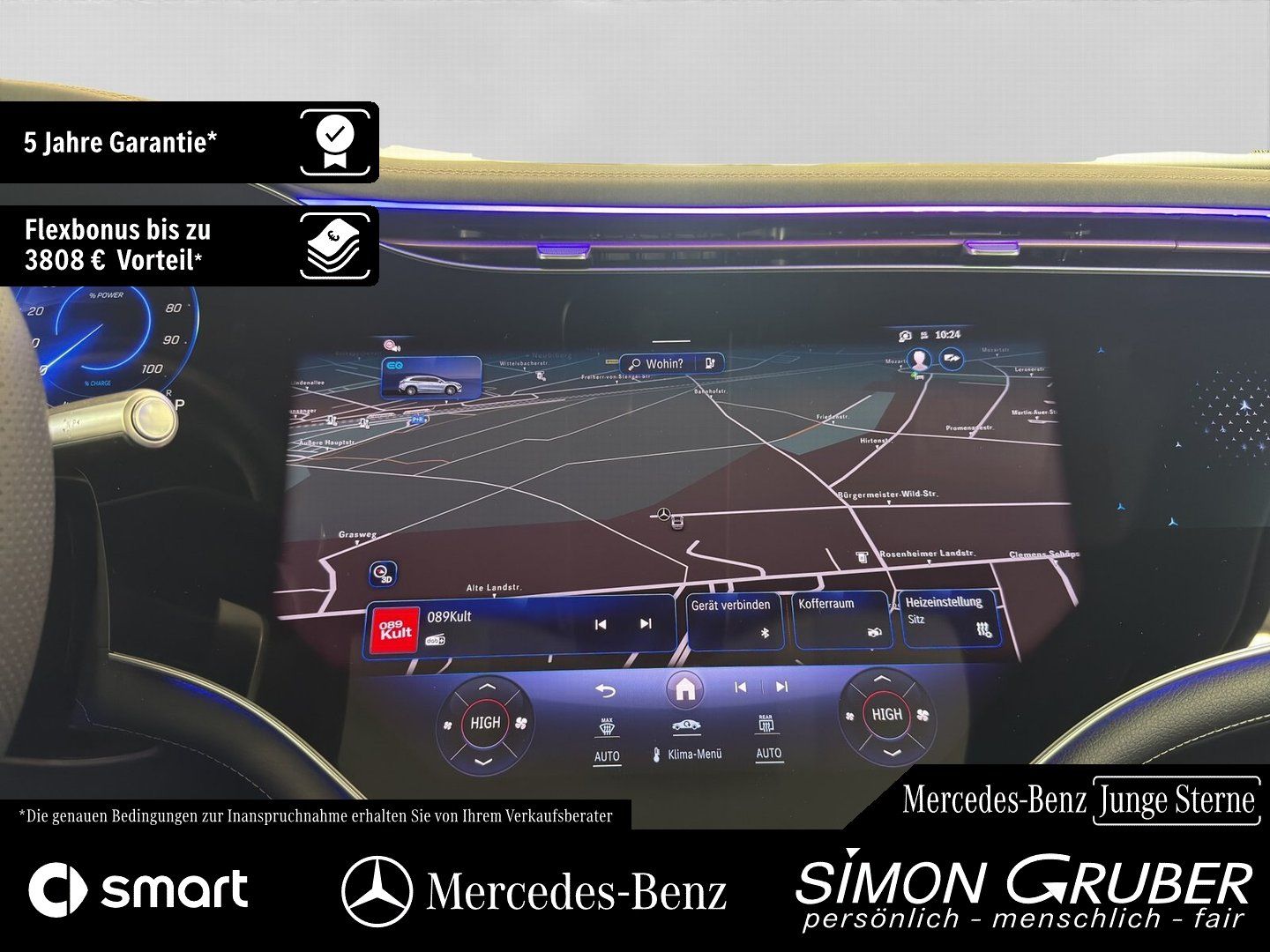 Fahrzeugabbildung Mercedes-Benz EQS 450+ SUV AMG Massage Sitzklima AHK 118Kwh