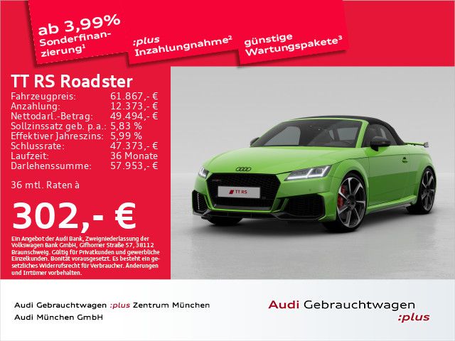 Audi TT RS Roadster S tronic 280kmH/B&O/Sportabgas/Ma