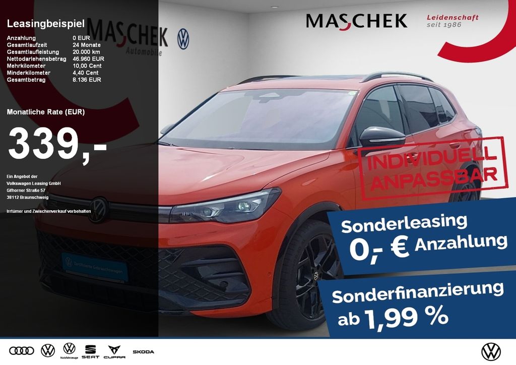 Tiguan R line 2.0 TDI DSG Sonderleasing UPE 72 A