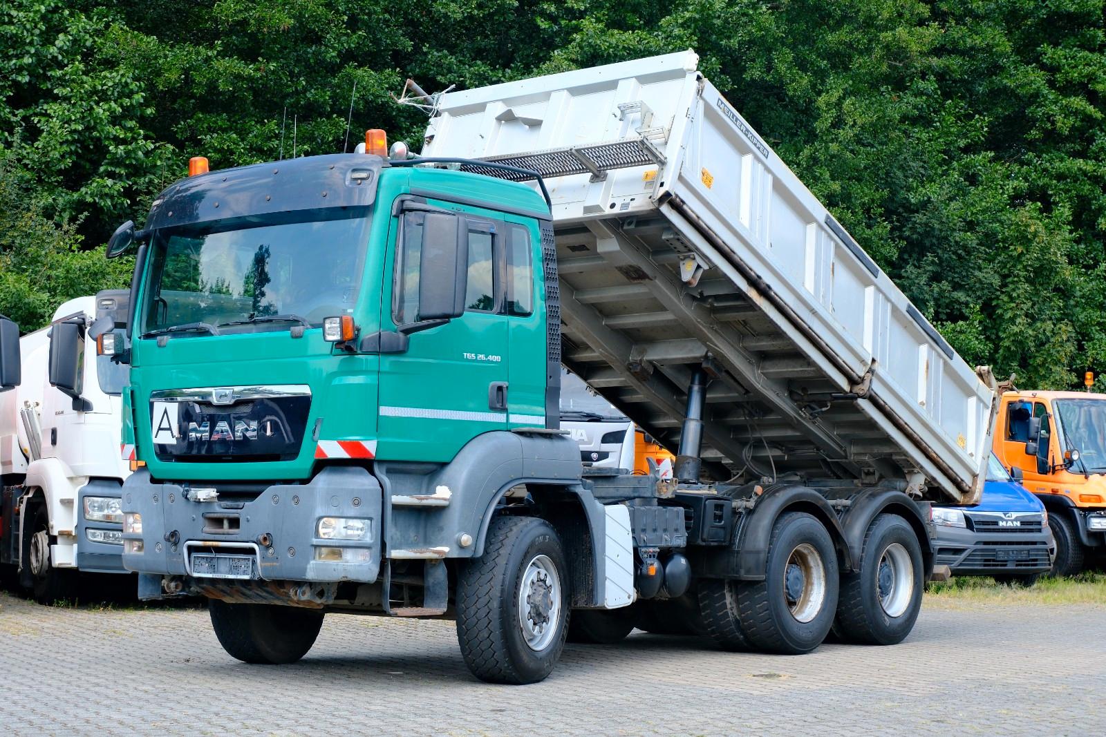 MAN TGS 26.400 BB 6x6 Allrad-MEILLER-Bordmatik,AHK