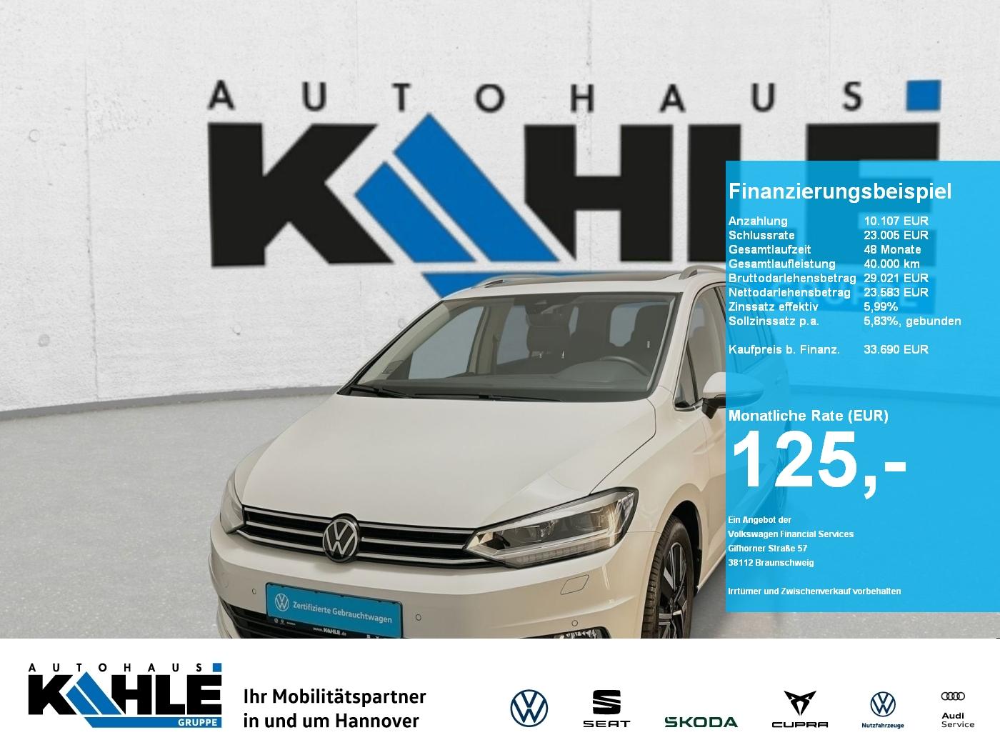 Volkswagen Touran 2.0 TDI DSG Highline 4x4 CarPlay Black