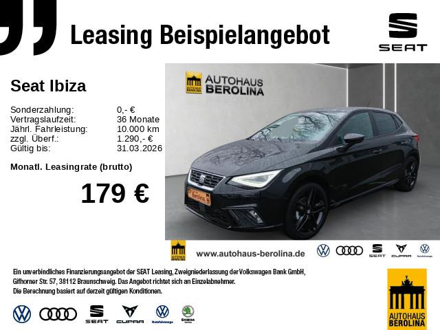 Seat Ibiza 1.0 TSI FR Black Edition DSG *Vision+*NAV*