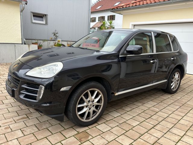 Porsche Cayenne V6 LEDER beige NAVI XENON Luft AHK SR WR