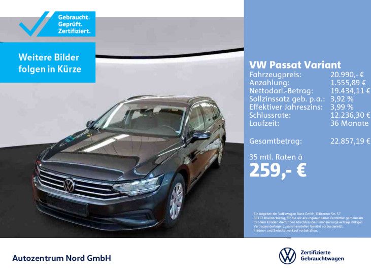 Volkswagen Passat Variant 2.0 TDI DSG Conceptline NAVI+LED