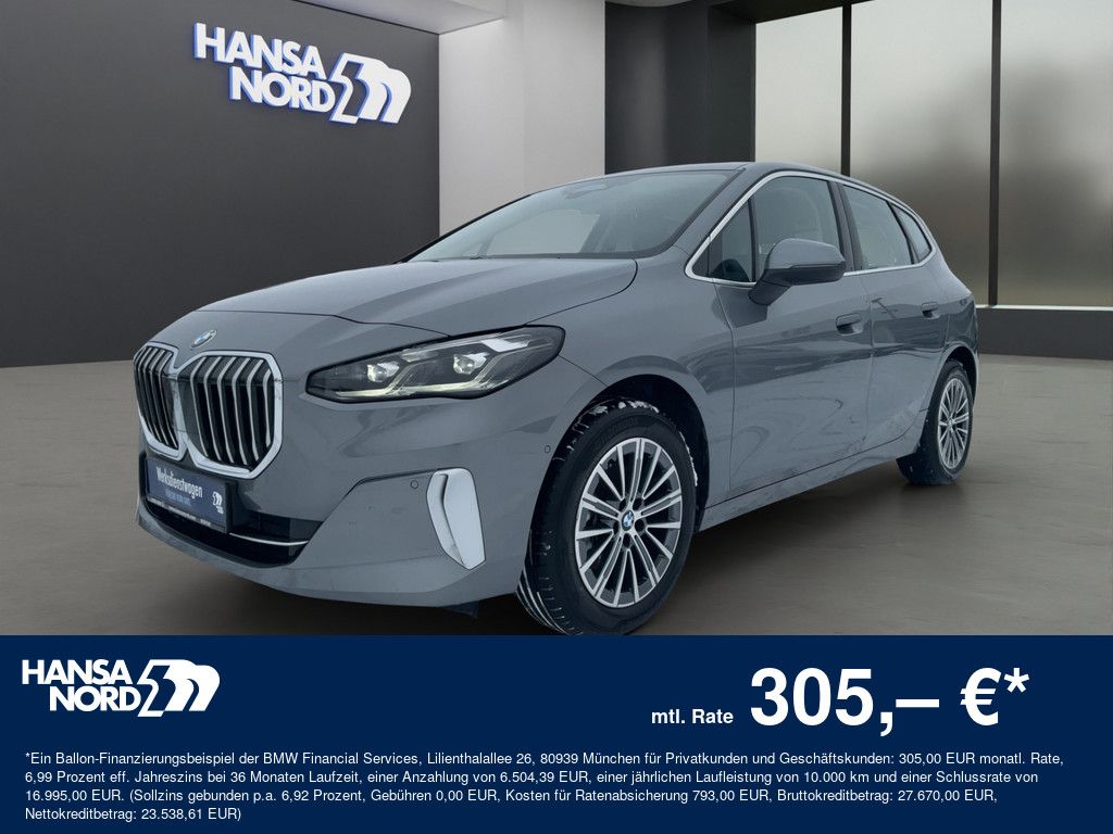 BMW 220i Active Tourer LUXURY LINE LED NAVI 17" AHK