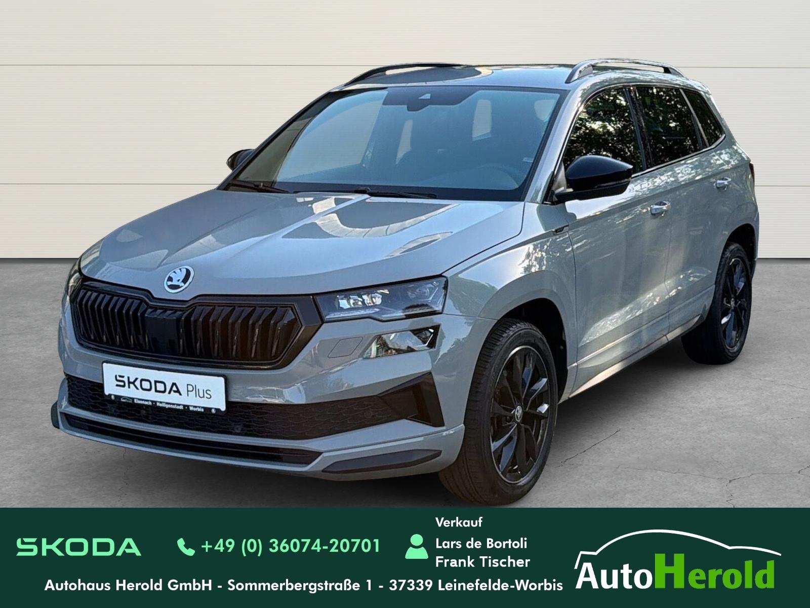 Skoda KAROQ  SPORTLINE 1,5TSI 110kW+DSG+AHK+LED
