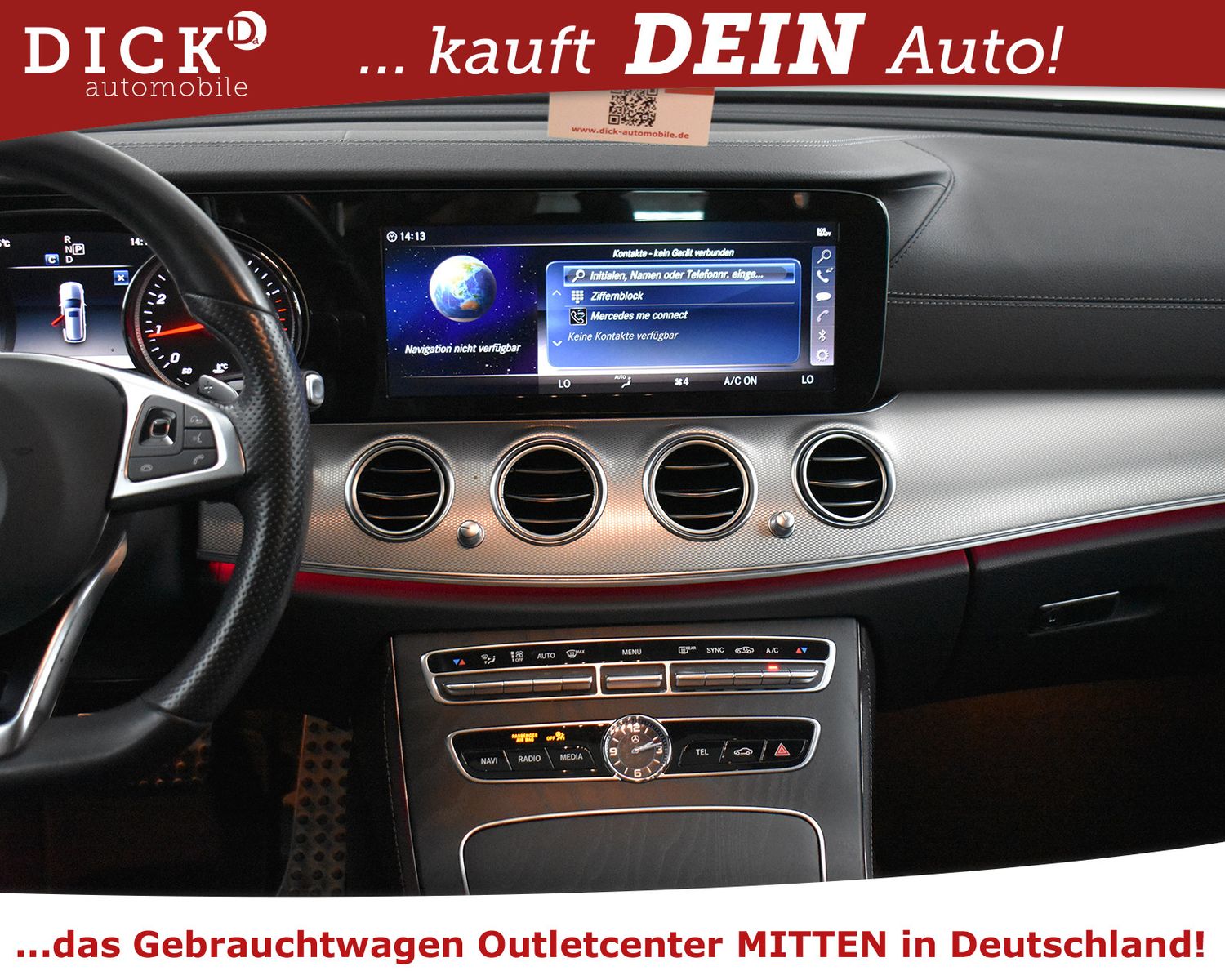 MERCEDES-BENZ E 200CGI T 9G AMG Line PANO+LED+KAMER+SHZ+ACC+20 - Image 14