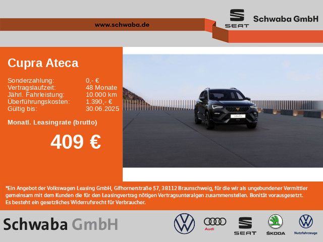 Cupra Ateca 2.0 TSI DSG 4Drive*LED*ACC*NAVI*SHZ*19"*