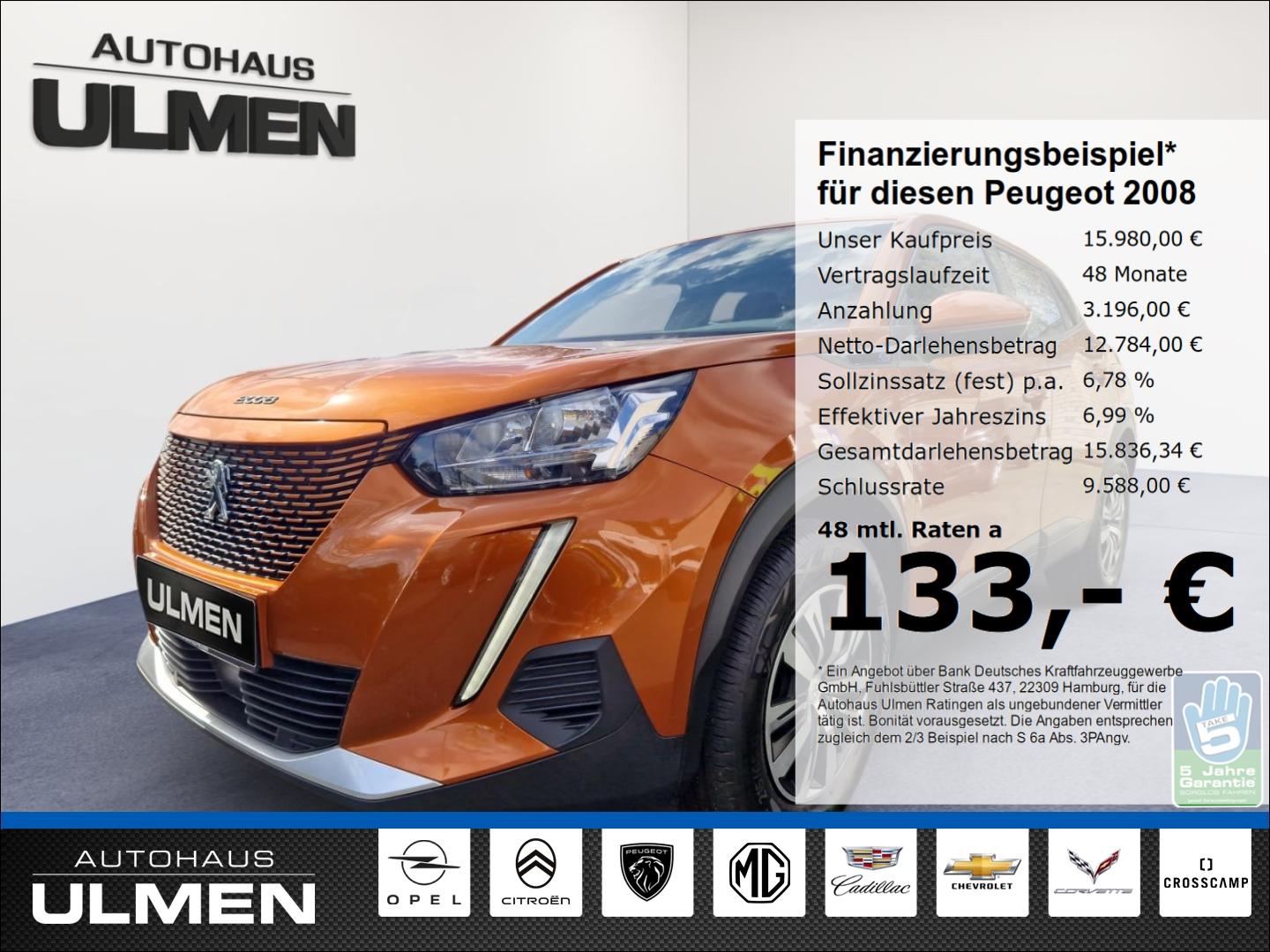 Peugeot 2008 e- Active Klimaautomatik Park Distance Cont