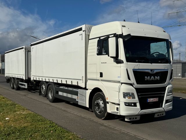 MAN TGX 26.510 XLX / LENKACHSE / 2xLBW / KOMPLETTZUG