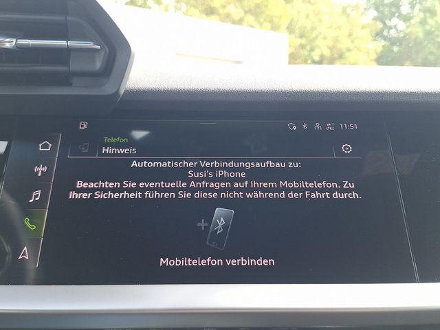 A3 Sportback 40 TFSI e advanced S-tronic LED, Rü
