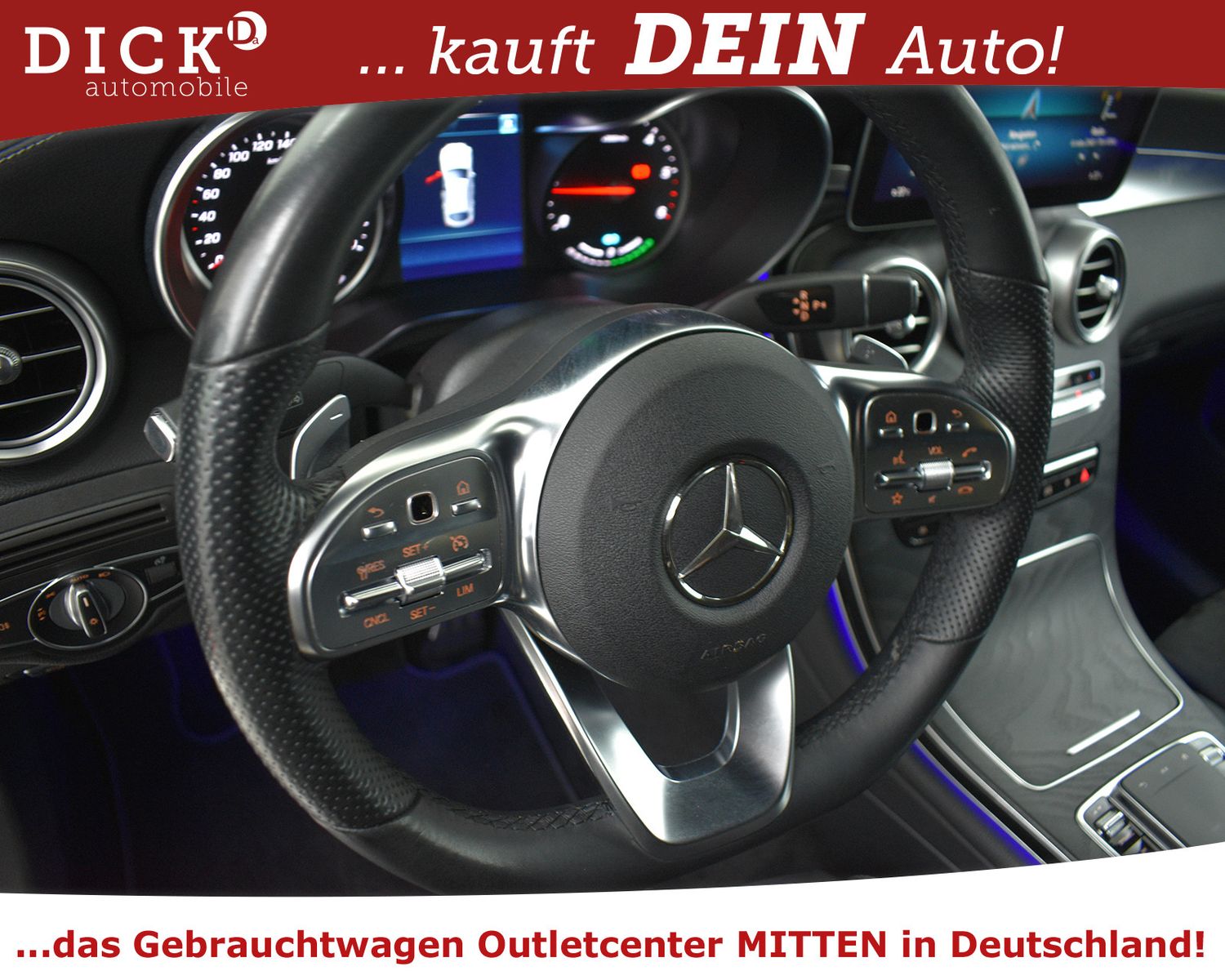 MERCEDES-BENZ GLC300de Coupe 2X AMG Line 4M NIGHT+STDHZ+KAM+19 - Image 15