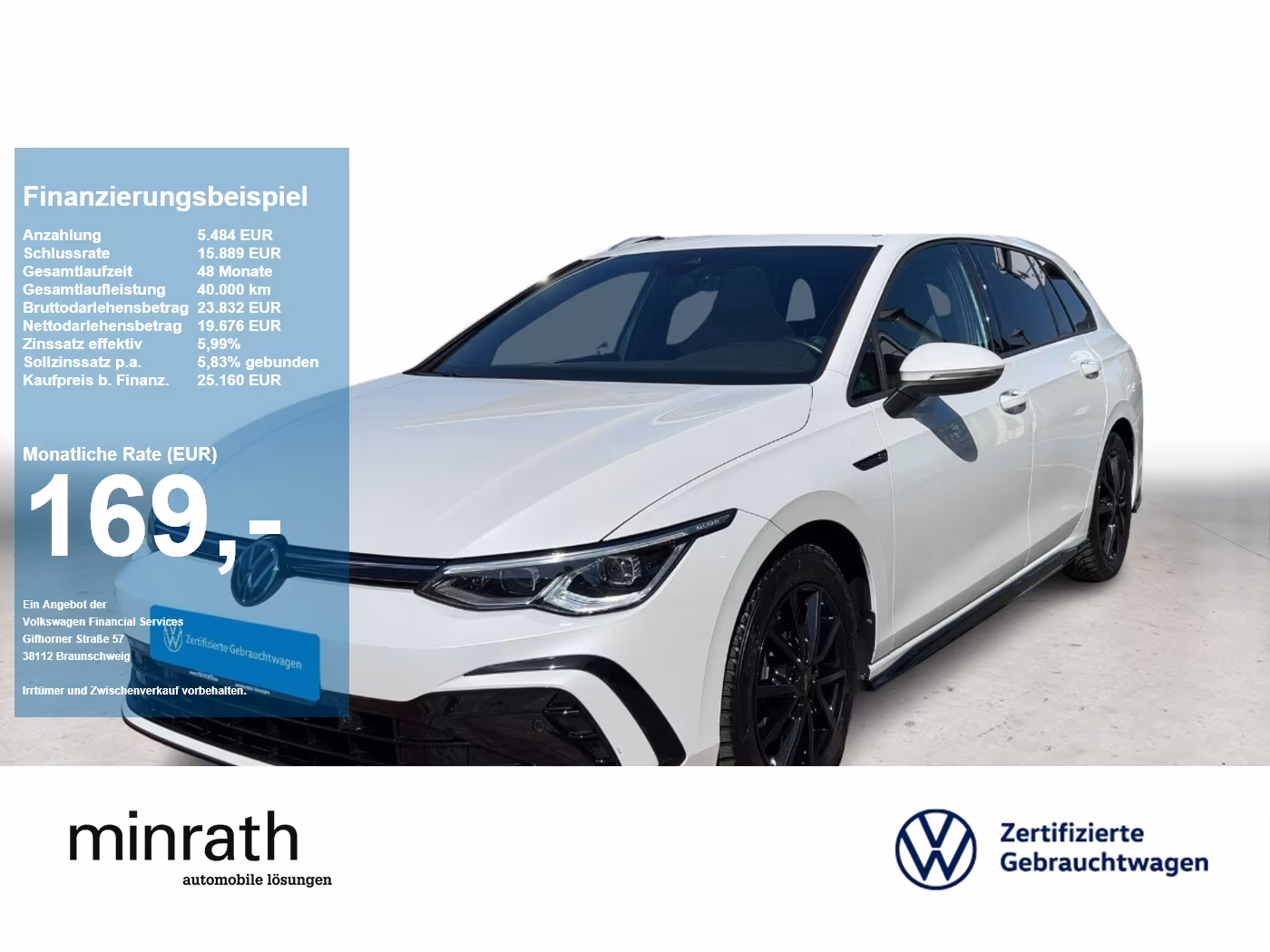 Volkswagen Golf VIII Variant R-Line 4M TSI DSG MATRIX+NAVI
