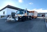 Unimog U400 Mulag Böschungsmäher - Unimog Kehrmaschine