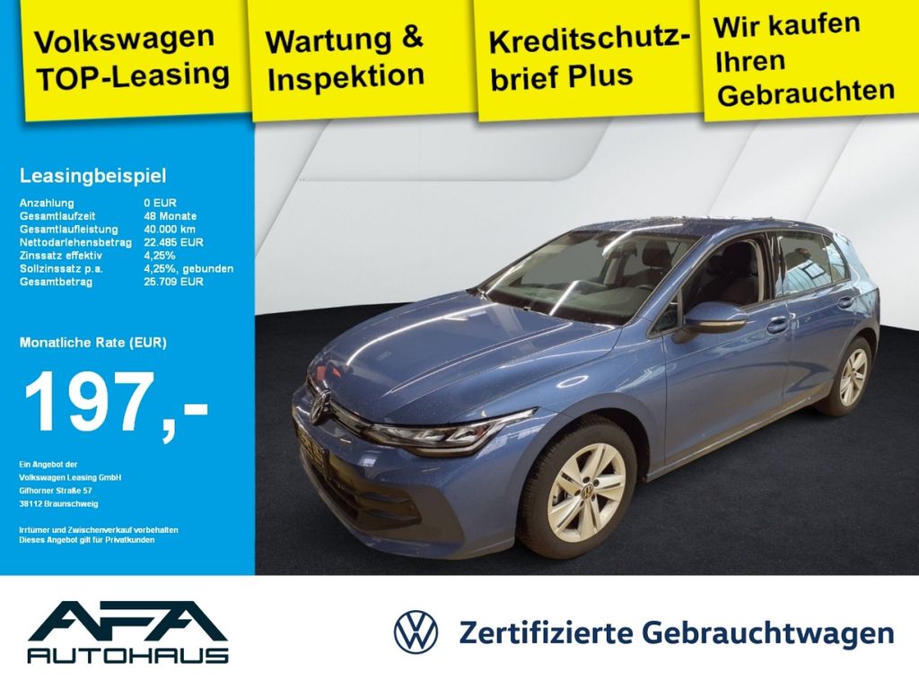 Volkswagen Golf VIII 1.5 TSI Life Facelift*AHK*Navi*LED*ACC