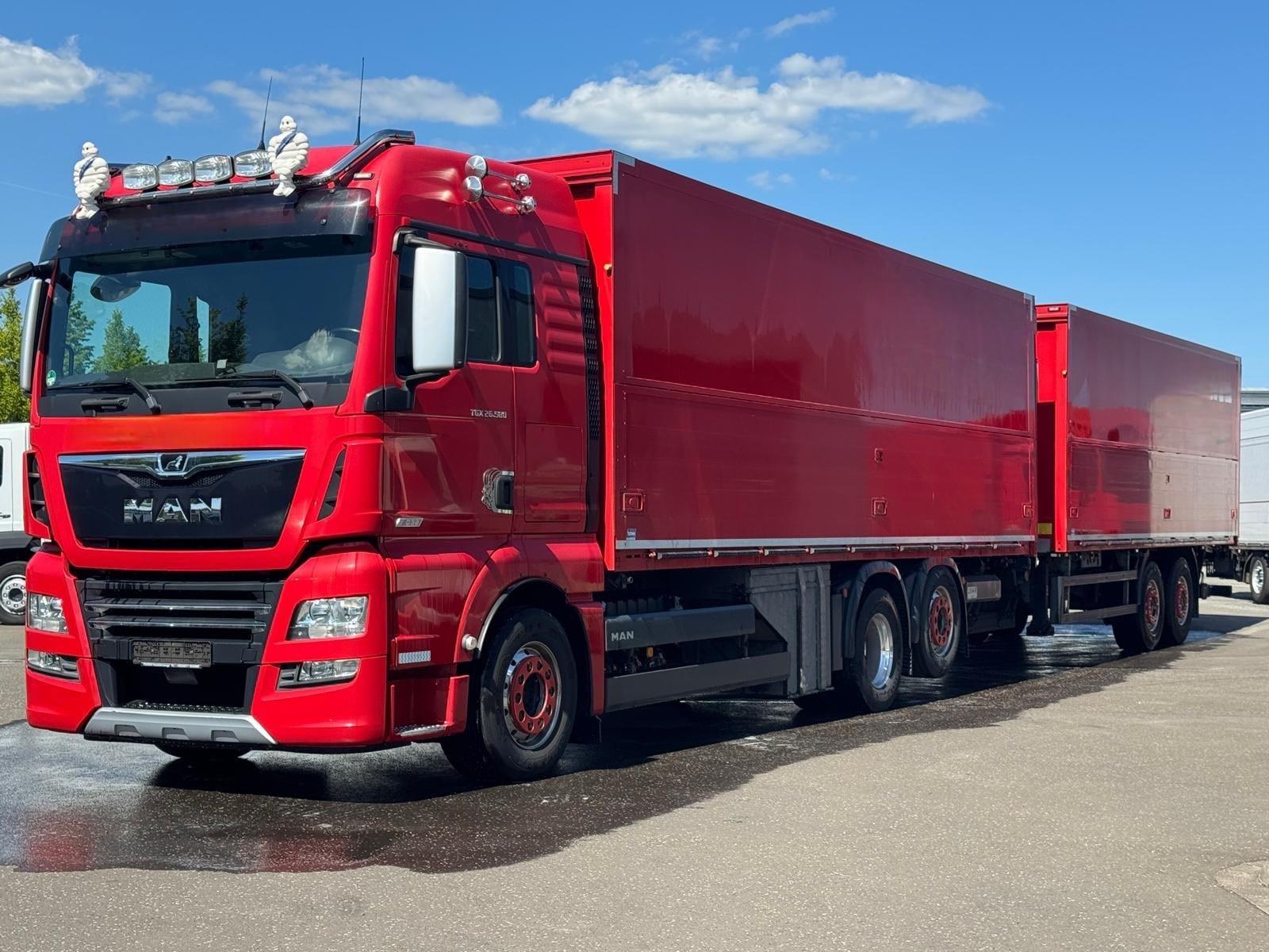 MAN TGX 26.580 XLX / 2 x LBW / KOMPLETTZUG / D 38 !!