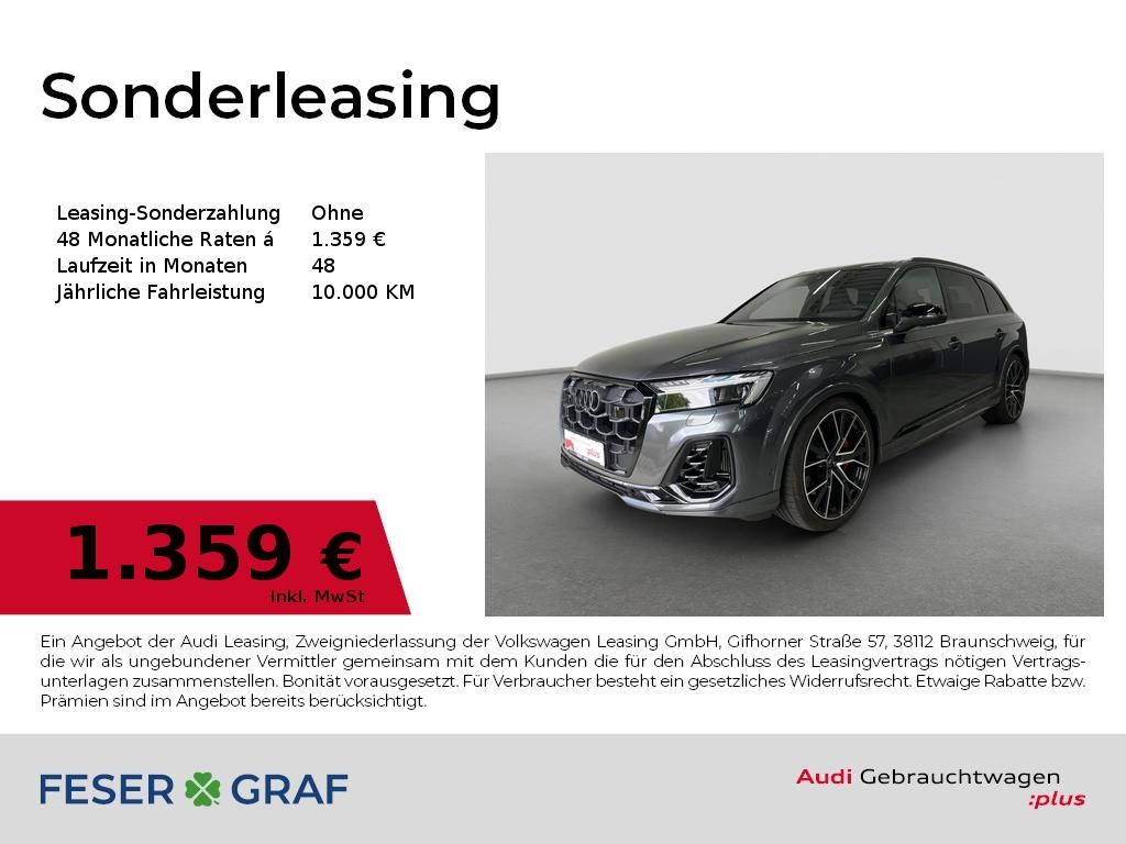 AUDI SQ7 TFSI AHK Pano B&amp;O STHZG 7-Sitze Matrix HUD