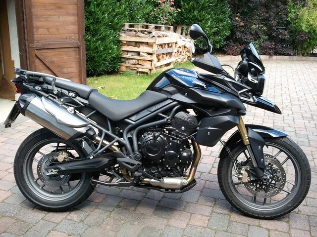 Triumph Tiger 800,ABS,Topcase,Sturzb.usw.