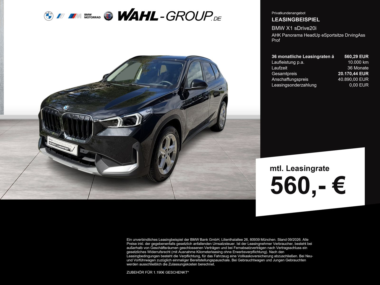 BMW X1 sDrive20i AHK Panorama HeadUp eSportsitze Drv foto 1