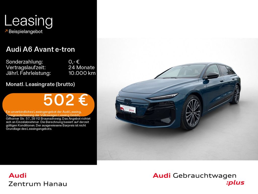 Audi A6 Avant e-tron S-LINE*0,25%*MATRIX*STHZG*HUD*LU