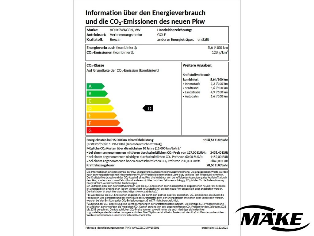 Golf Style 1.5 TSI 6-Gang ACC NAVI RFK BT LED