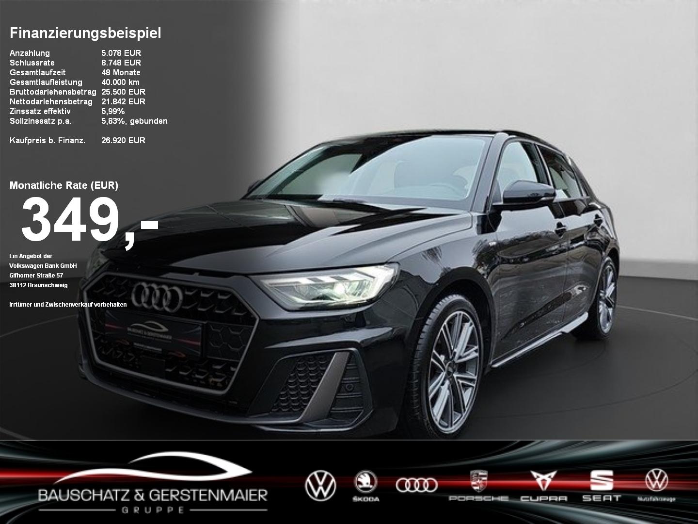 Audi A1 Sportback 40 TFSI S tronic S line SZH*PDC*LED
