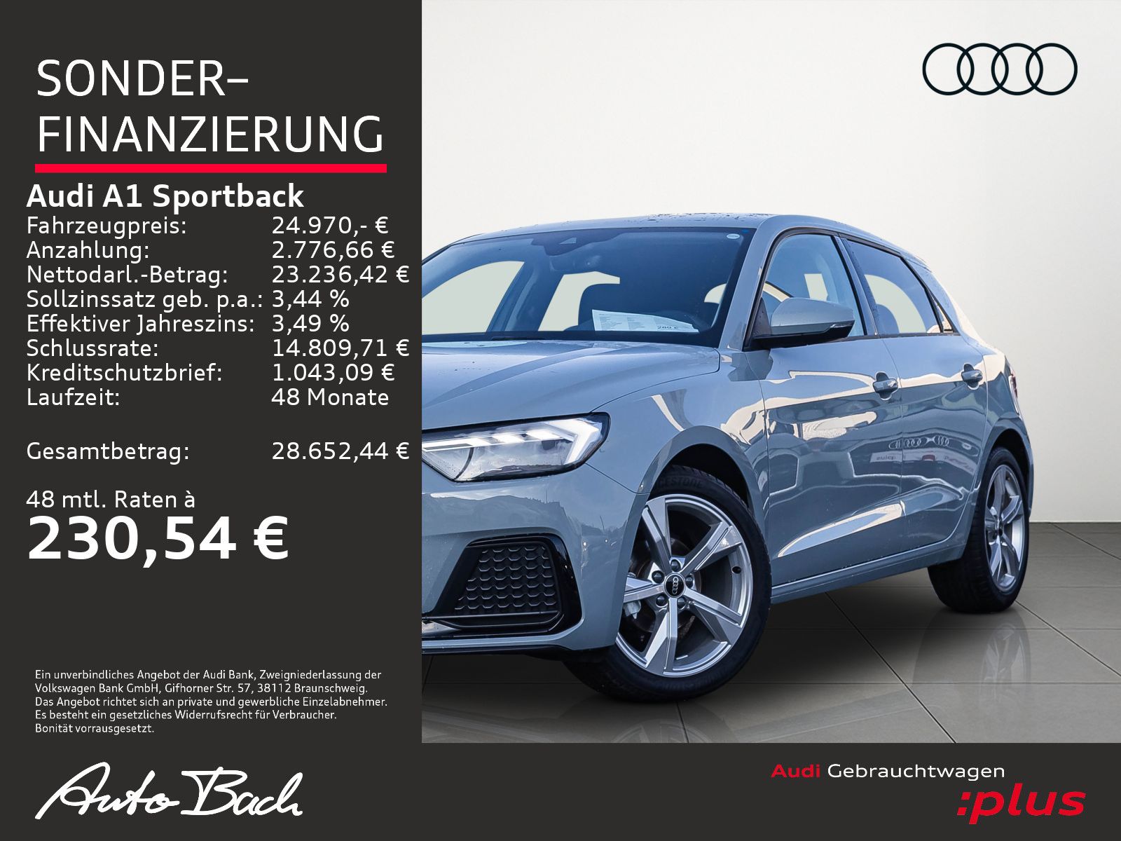 Audi A1 Sportback Advanced 25TFSI Stronic Navi LED AC imagem 2