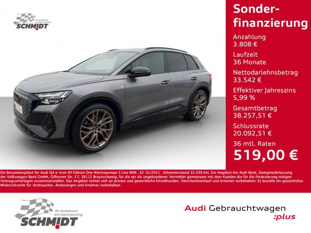 Audi Q4 e-tron 40 Edition One Wärmepumpe S Line MMI