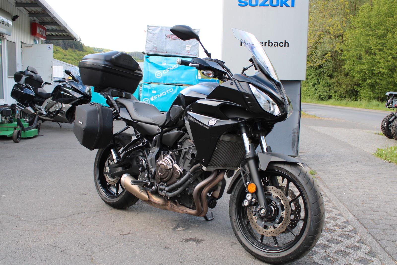 Yamaha MT07 Tracer ABS Koffer Topcase Tieferlegung