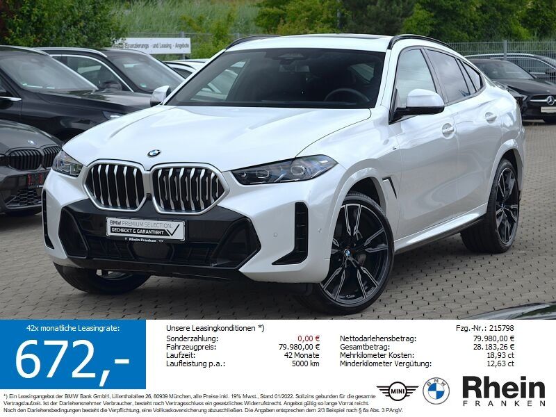 BMW X6 xDrive40d M Sport LiveCptProf.AHK.Iconic.360°