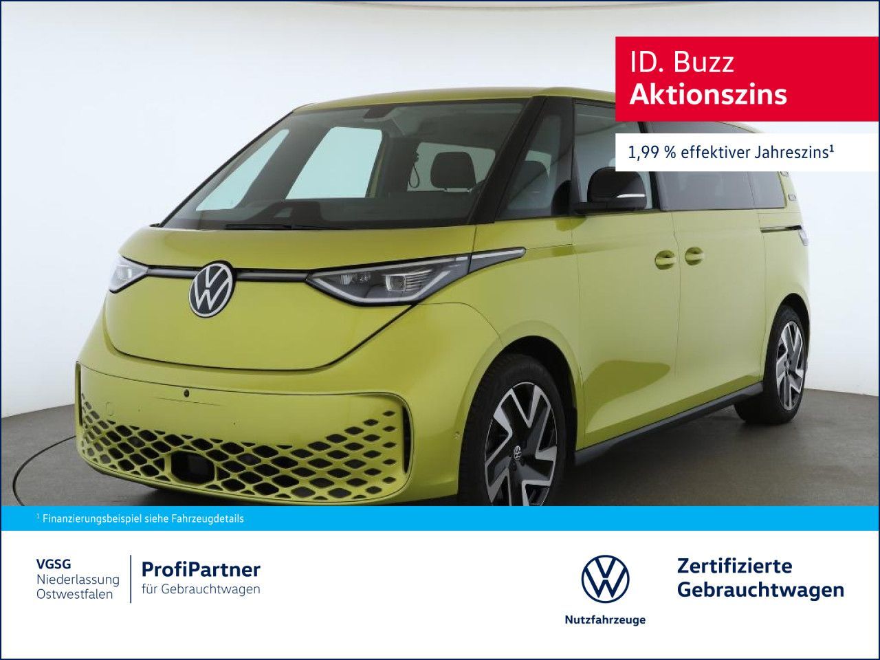 Volkswagen ID. Buzz Pro Lang 6-Sitzer HeadUpDisplay Navi