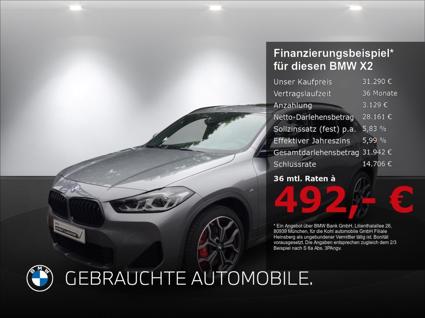 BMW X2 xDrive 20d M Sport X Anhängerkupplung Driving