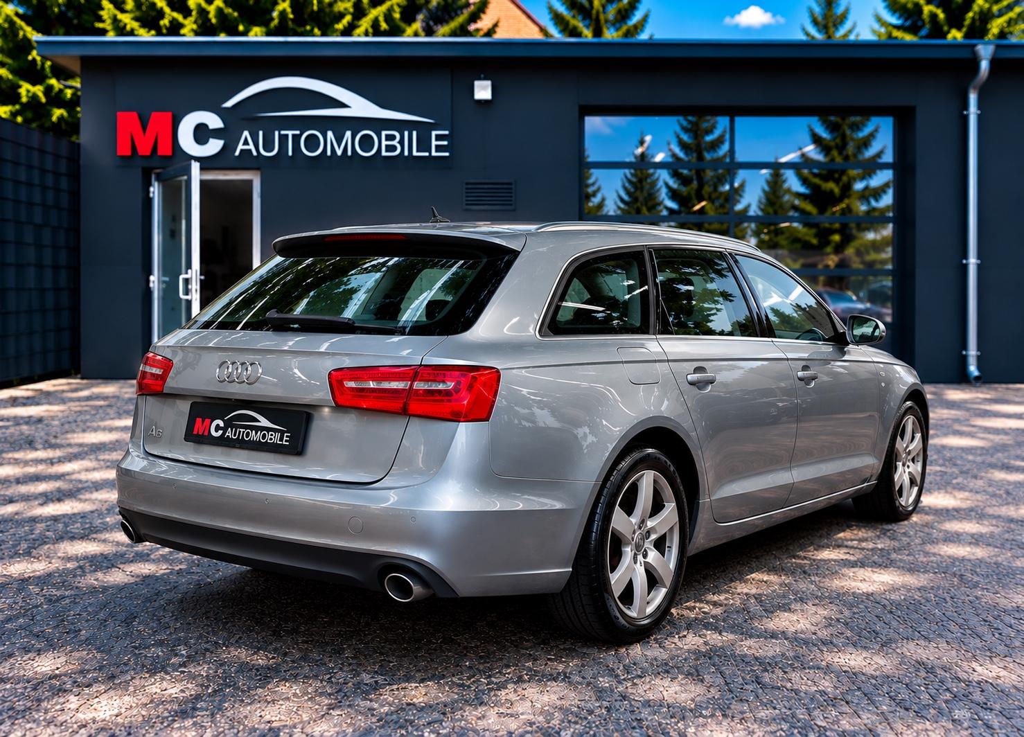 Audi A6 2012 — rear view