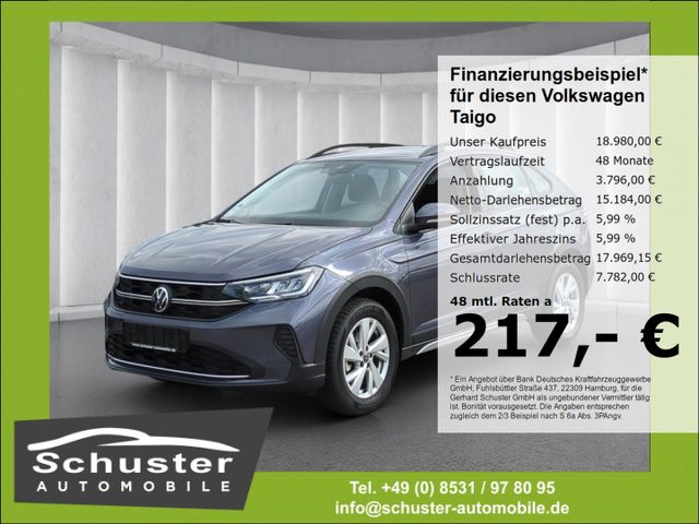 Volkswagen Taigo LIFE 1.0TSI*LED SHZ PDCv+h AppCon digCockp