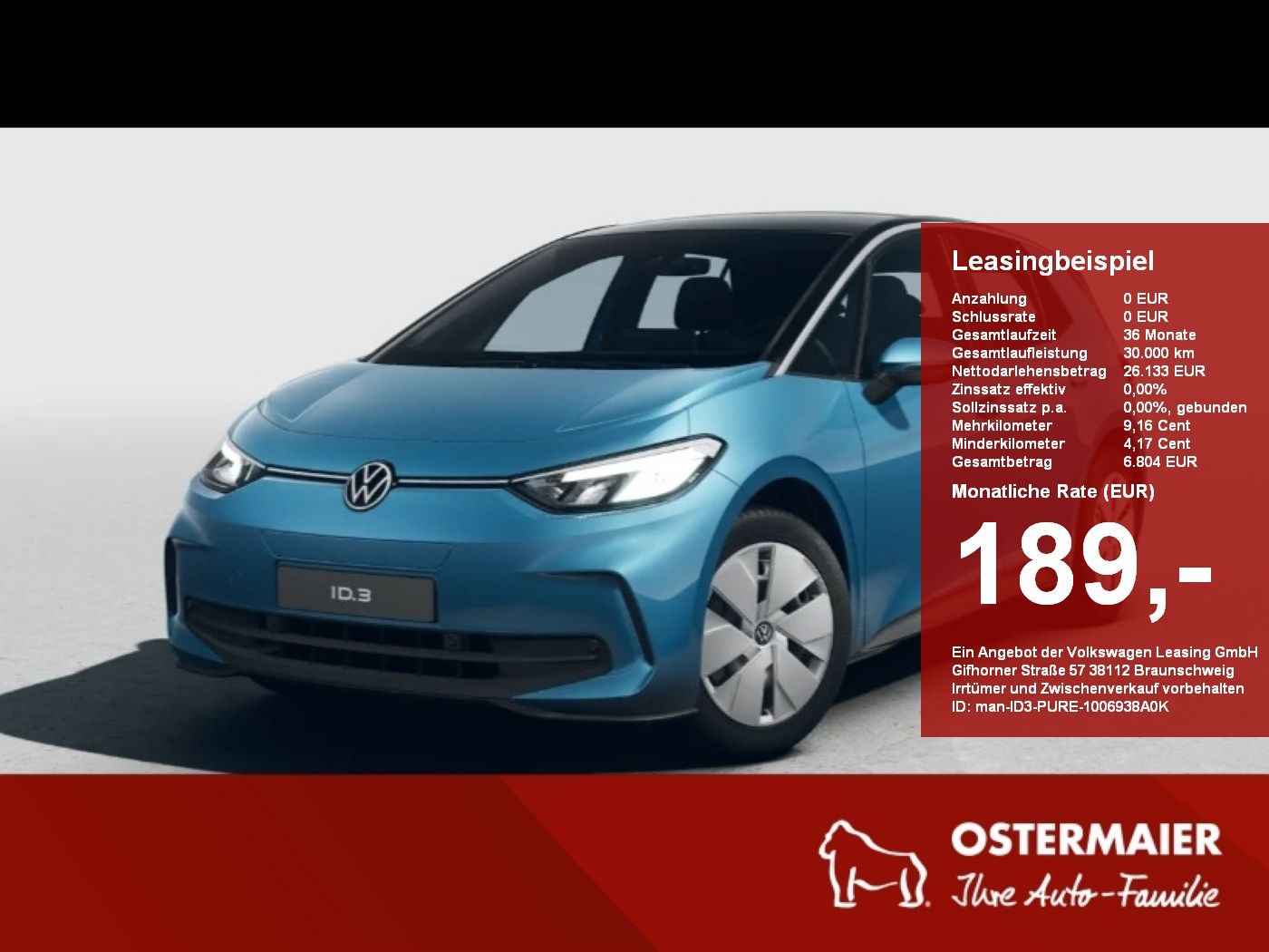 Volkswagen ID.3 Pure 170PS 52kWh LED,HANDY,2xPDC,CLIMATRONI