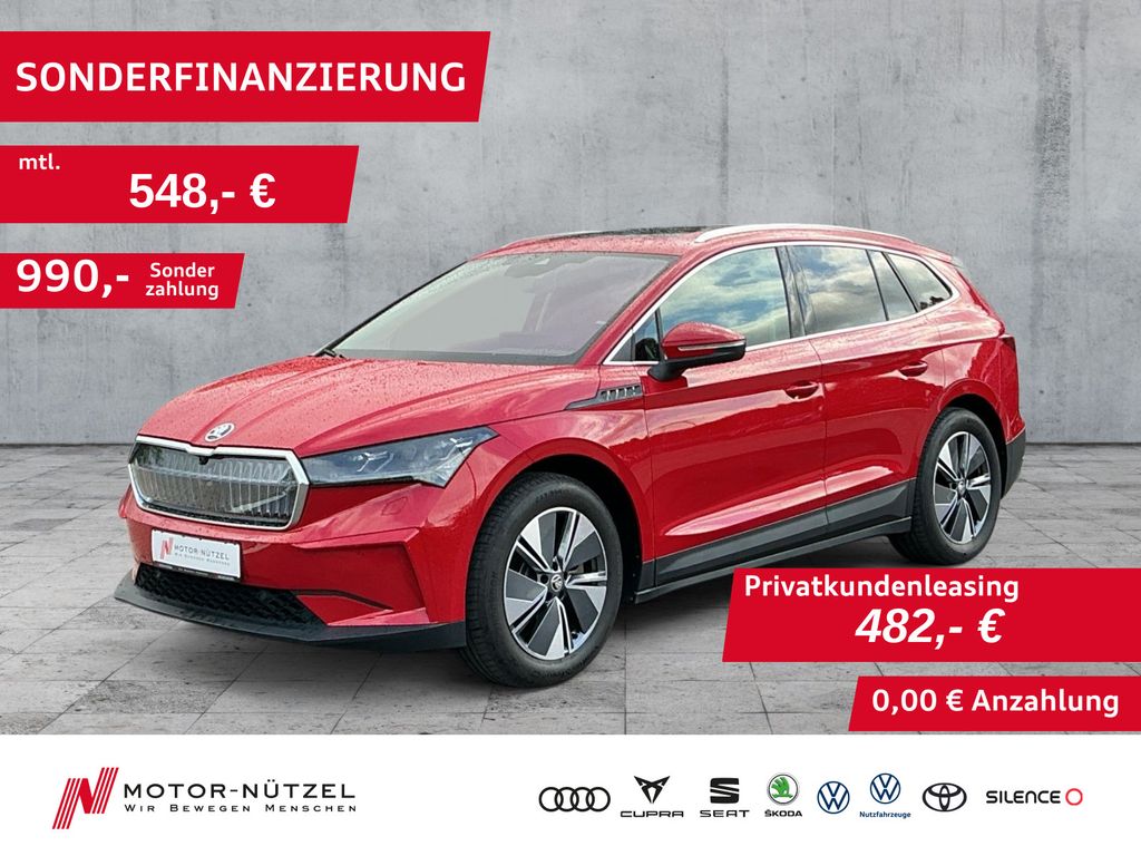 Skoda Enyaq iV 80x 4x4 LEDER+MATRIX+AHK+PANO+WäPu+HuD